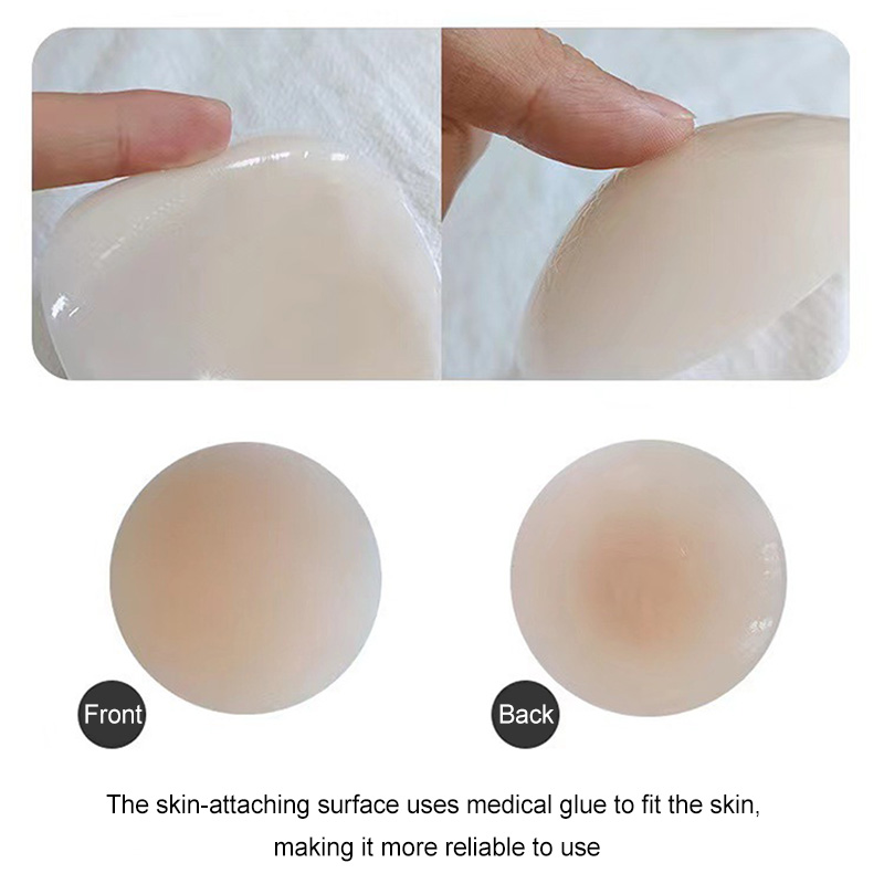 reusable adhesive nipple covers
