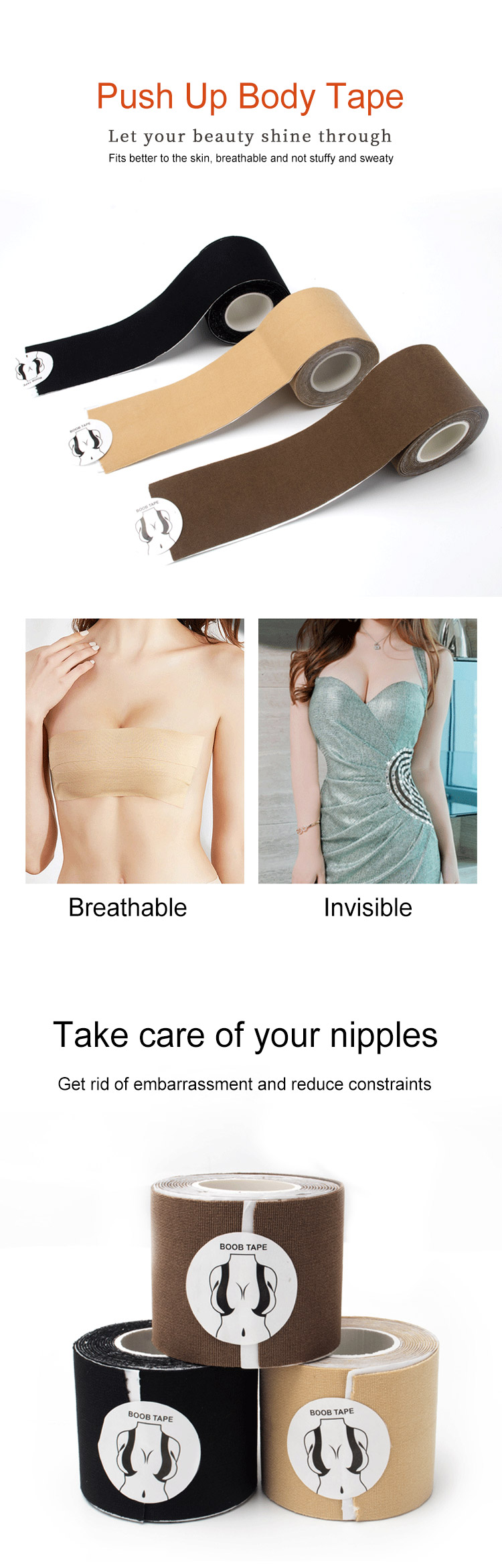 invisible support bra, lifting invisible bra