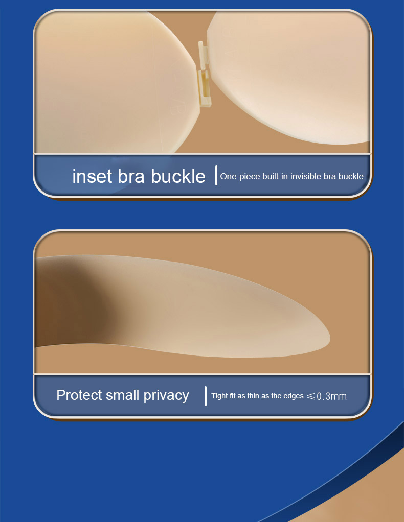 invisible adhesive push up bra, silicone adhesive strapless bra