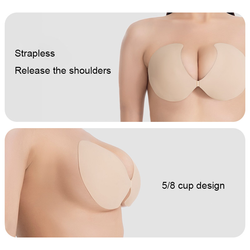 sticky strapless bra